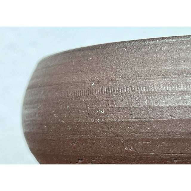 Mid-Century Modern Mid-Century Modern Danish Studio Pottery Bowl by Henrik Ditlev Larsen, 1960s For Sale - Image 3 of 14