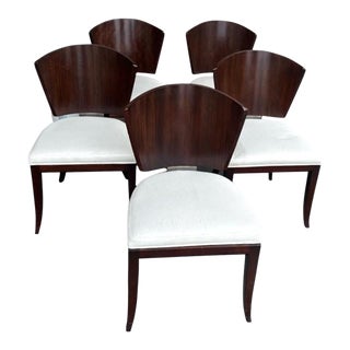 Century Furniture Company Slipstream Dining Chairs Made in 2012 - Set of 5 For Sale