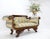 1970s Empire Sofa Sette Loveseat Couch Fine Carved Details Lions Feet For Sale - Image 5 of 12