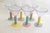 1980s Vintage Two-Tone Stemmed Cocktail Glasses, 1980s, Set of 6 For Sale - Image 5 of 10