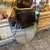 Mid-Century Modern 1950s Gio Ponti Style Mid-Century Modern Brass Shield Shaped Italian Wall Mirror For Sale - Image 3 of 11