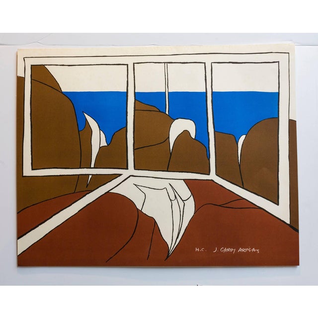 Original lithograph, handsigned and numbered HC On Arches vellum ragpaper Dimensions : 69 x 54,5 cm (27.2 x 21.5 inches)...