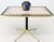 1970s Vintage Machined Solid Brass X-Shape Base Mosaic Top Cafe Table For Sale - Image 12 of 13