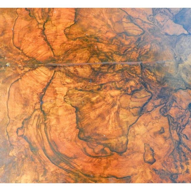 Brown Victorian Table in Wood and Briar, 1800s For Sale - Image 8 of 11