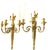 19th Century Monumental Louis XVI French Gilt Bronze Wall Sconces, Set of 2 For Sale - Image 3 of 12