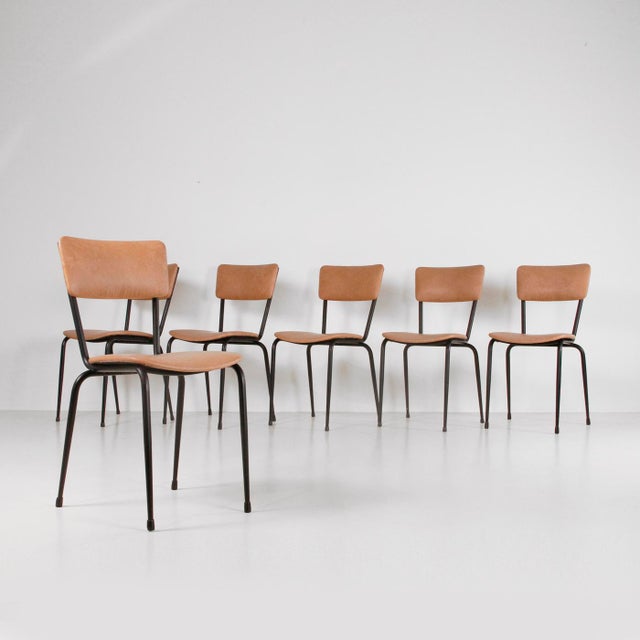 Six Chairs Produced by Doro Cuneo in the 1960s, Set of 6 For Sale - Image 4 of 12