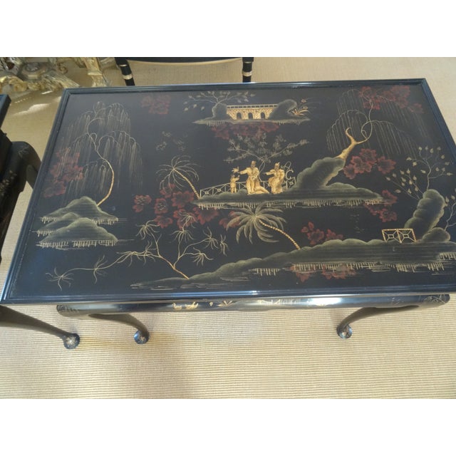 Vintage Rose Tarlow Style Chinoiserie Tables For Sale In Los Angeles - Image 6 of 9