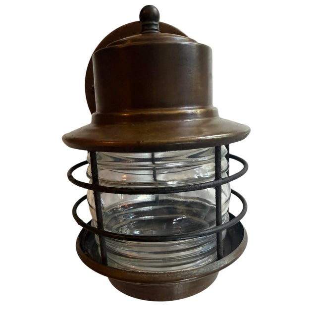 This antique lantern wall sconce will make a great entryway, front door or porch light. Enjoy!