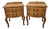 Vintage French Bedside Tables in Oak, Set of 2 For Sale