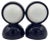 Black Eclipse Table Lamps by Vico Magistretti for Artemide, Italy, 1966, Set of 2 For Sale