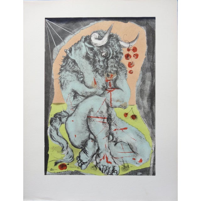 Pierre-Yves Tremois, The Minotaur, Lithograph For Sale