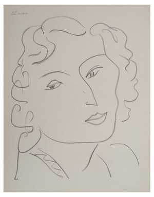 Henri Matisse, Young Girl with a Wry Smile, Lithograph