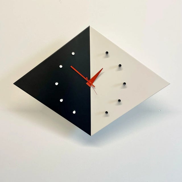 Mid-Century Modern Kite Wall Clock by George Nelson, Howard Miller, Vitra Label George Nelson (American, 1908-1986) Group...