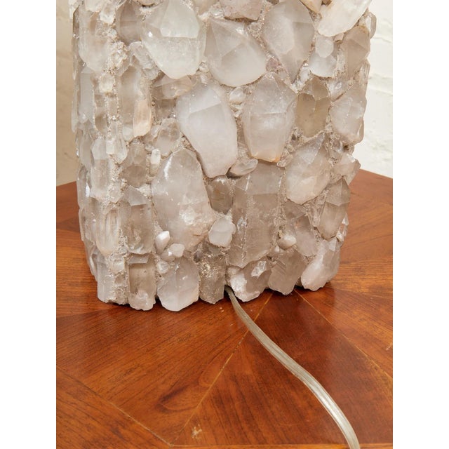 American Mid 20th Century Designer Crystal Lamp For Sale - Image 3 of 10