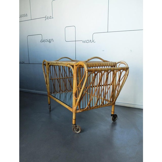 1970s Mid-Century Italian Serving Bar Cart, 1960s For Sale - Image 5 of 18