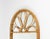 Wood Mid-Century Modern Arch Wall Mirror in Bamboo and Rattan, 1970s For Sale - Image 7 of 9