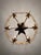1940s Crystal Fringe Chandelier; Six Light, Hammered Brushed Brass, Glass Crystal Hollywood Regency Lighting For Sale - Image 4 of 12