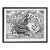"South From Puertecitos" Mid Century Abstracted Landscape, Woodcut on Paper by Edgar Dorsey Taylor For Sale