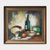 A. De Man, Still Life with Bottle and Fruit, 1960, Oil Painting on Canvas, Framed For Sale - Image 11 of 11