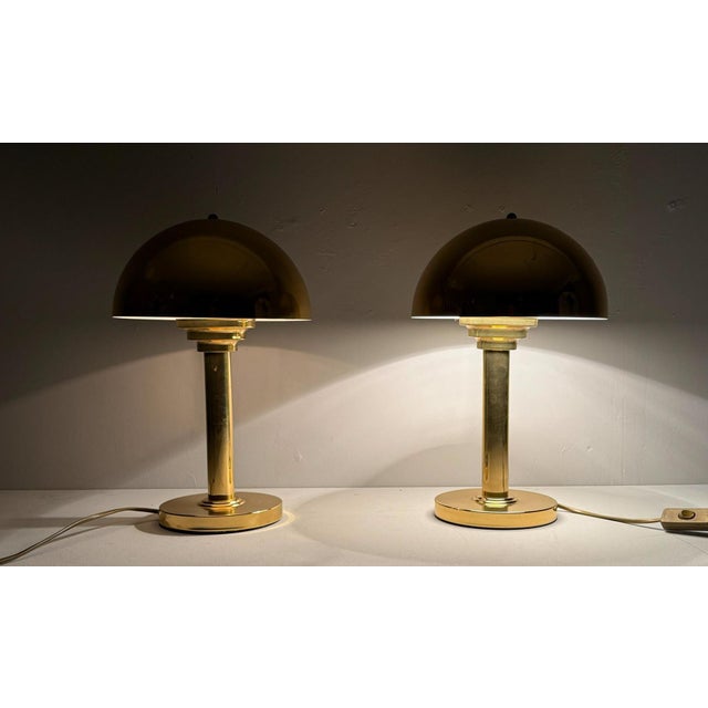 1960s Art Deco Style Table Lamps from WSB Germany, 1970s, Set of 2 For Sale - Image 5 of 8