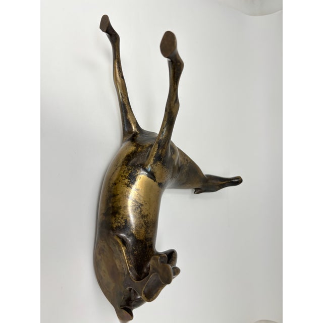 Loet Vanderveen Bronze Reclining Horse Sculpture Signed Numbered Limited Edition For Sale - Image 11 of 12