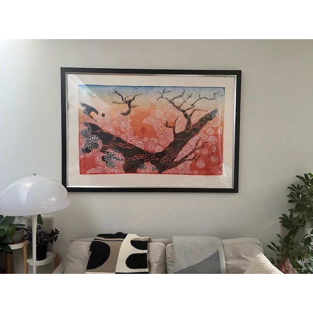 2020s Contemporary Large, Professionally-Framed Semi-Abstract Original Watercolor Painting For Sale - Image 5 of 9
