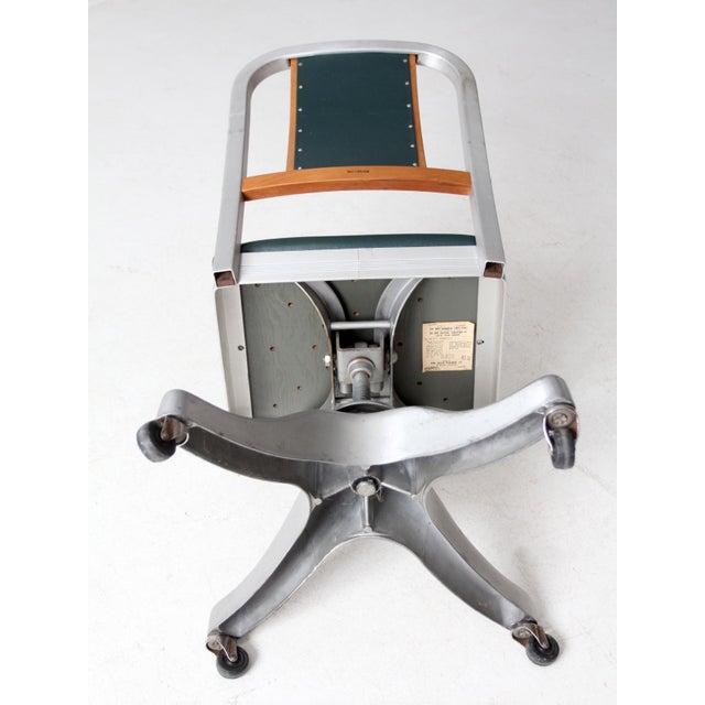 Mid-Century Shaw-Walker Swivel Desk Chair For Sale - Image 12 of 14