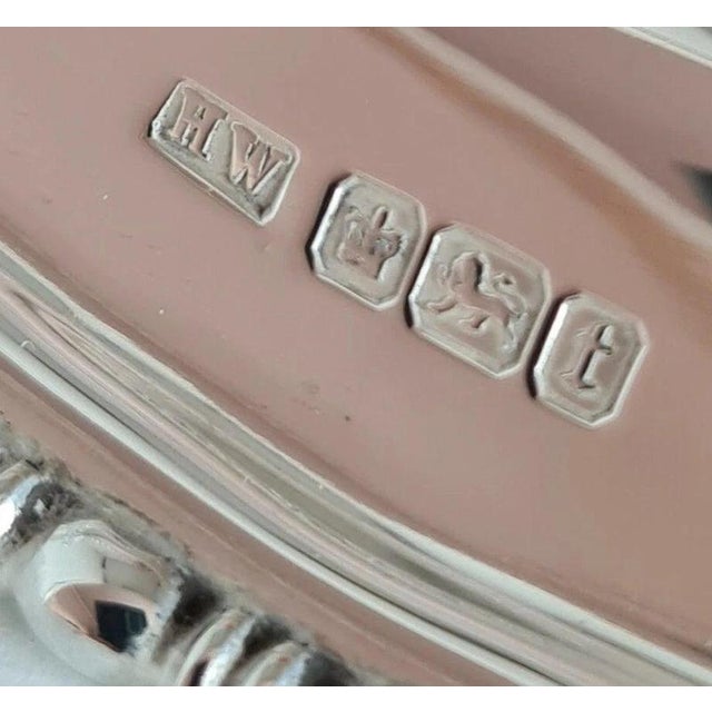 Antique Sterling Silver Compotier Tazza from Lee & Wigfull, 1911 For Sale - Image 11 of 13