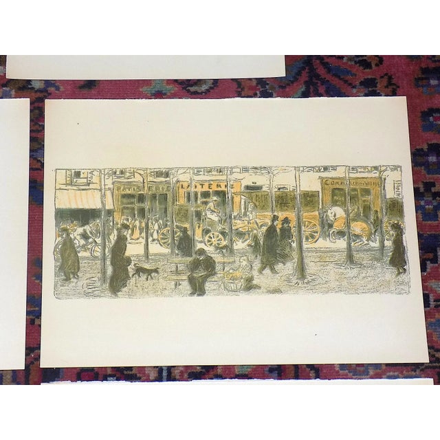Vintage Pierre Bonnard Modernist Lithograph Views of Paris, Printed by Mourlot - Set of 11 For Sale In Cincinnati - Image 6 of 13
