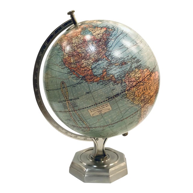 Weber Costello Vintage Style Half Globe For Sale