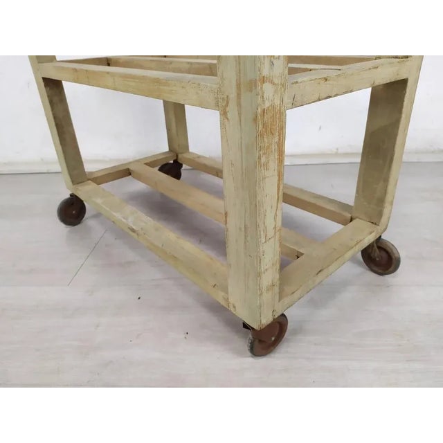 Patinated Wood Industrial Shelf, 1890s For Sale - Image 9 of 12