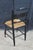 Black 2 Antique L. Hitchcock Black Gold Stenciled Farmhouse Harvest Rush Seat Chairs For Sale - Image 8 of 13