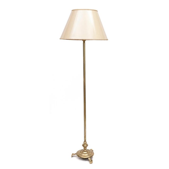 Beige Modern Floor Lamp, 1950s For Sale - Image 8 of 8