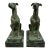 Pair of Bronze Greyhound Dog Sculptures on Marble Bases For Sale