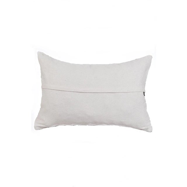 Mid-Century Modern Gray Pillow Cover For Sale - Image 3 of 4