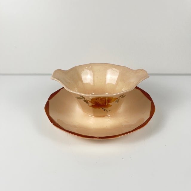Sauce Boat from Sarreguemines, 1920s For Sale - Image 3 of 11