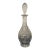Vintage Cut Crystal Decanter With Matching Stopper and Starburst Base, 15.5”h For Sale
