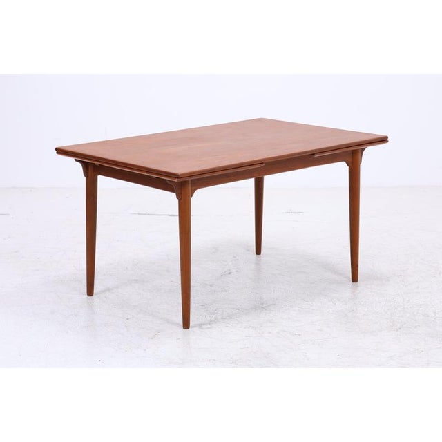 Model 54 Extendable Dining Table in Teak from Omann Jun For Sale - Image 14 of 16