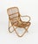Mid-Century Bamboo and Rattan Armchairs in the style of Tito Agnoli Style, Italy 1960s For Sale - Image 6 of 16
