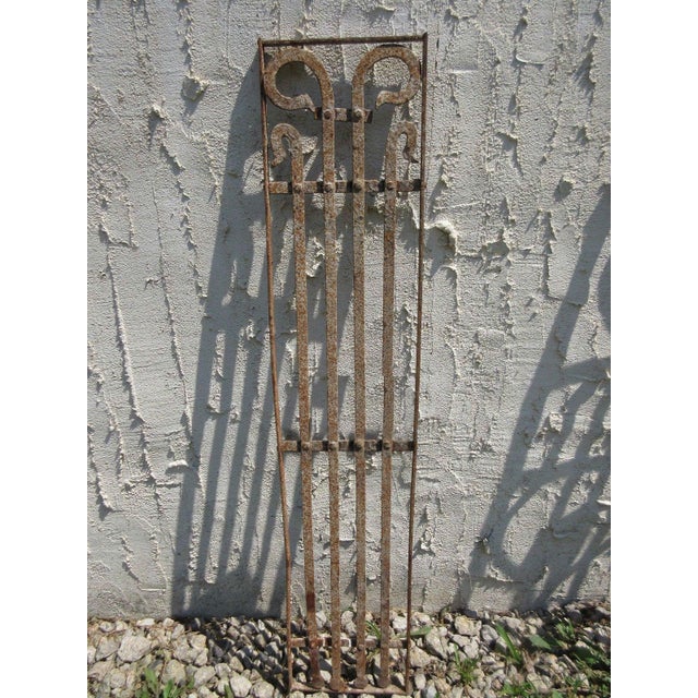 Wonderful piece of Architecture. Heavy, tight and sturdy.. piece does show signs of age related wear including rust,...