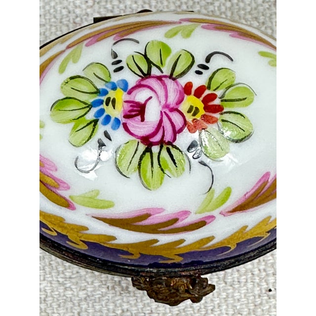 French Vintage Limoges Box For Sale - Image 3 of 8