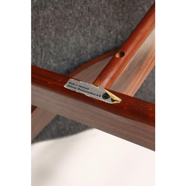 Pair of Danish Modern Rosewood and Leather Counter Stools by John Mortensen For Sale - Image 18 of 18