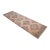 Distressed Oushak Runner Rug Faded Colors Low Pile Pink Hallway Decor - 3'1″x 12'5″ For Sale