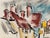 Original watercolor on paper by Henry Emil Salloch, also known as Heinz Emil Salloch, the German-born American artist and...