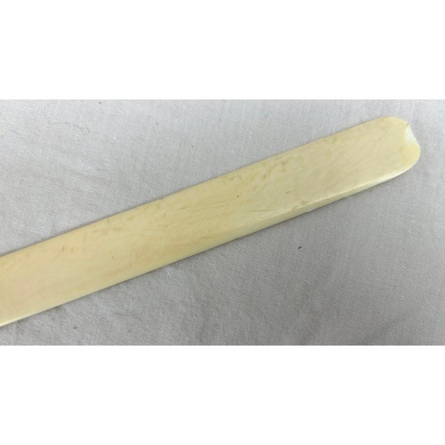 Late 20th Century Antique Silver and Bone English Sterling Page Turner For Sale - Image 5 of 8