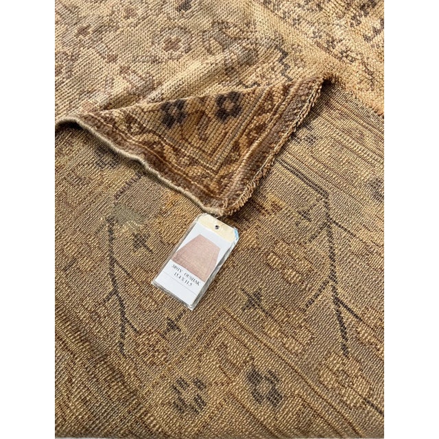 Turkish Antique Oushak Rug 15.4x11.5 For Sale - Image 3 of 5