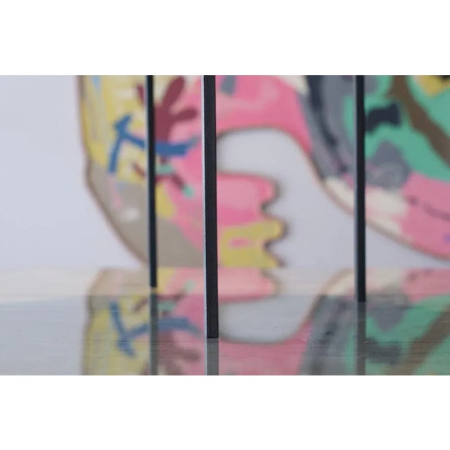 Circular Coffee Table with Warrior Decor by Roger Capron, 1960s For Sale - Image 9 of 12