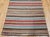 Antique American Amish Rag Runner, Handwoven Wool & Cotton, Stripe Pattern, 3x15 For Sale - Image 10 of 16