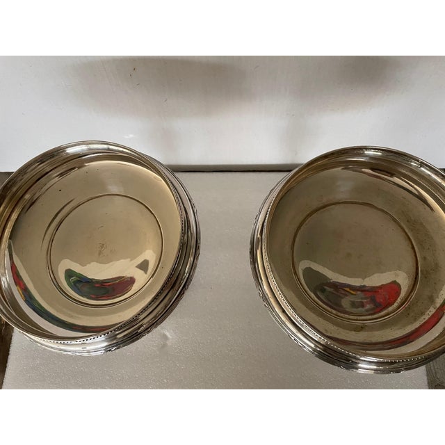 Antique Silver Metal Centerpieces, 1890s, Set of 2 For Sale - Image 4 of 13