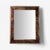 Mid-Century Modern Hollywood Regency, Tortoise Shell Wall Mirror, Beveled Glass, Steel, 20th C. For Sale - Image 3 of 5